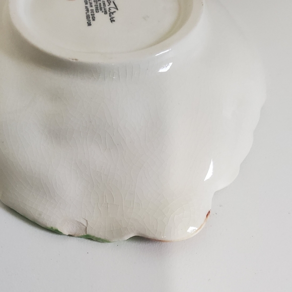 Vintage Carlton Ware 2 Green Serving Dishes - Picture 6 of 6